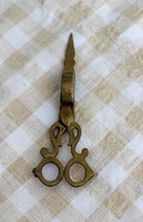 Antique candle scissors, candle extinguisher, candle tap, copper scissors