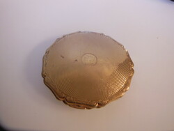 Powder holder - stratton - antique - solid - copper - possibly gold-plated - 7 cm - nice condition
