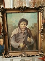 Kalapos férfi portré kép