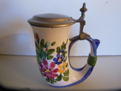 KUPA - ÓNFEDELES - KÉZI FESTÉS - PORCELÁN - 20 x 14 cm - NÉMET - 4 dl - HIBÁTLAN
