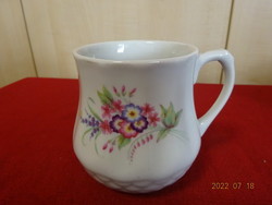 Drasche porcelain mug, height 10 cm. He has! Jokai.