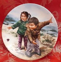 Children's decorative plate, porcelain plate 3. (M2055)