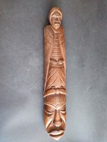 African carved wood wall decoration - ep