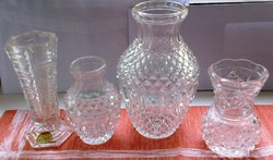 Régi üveg kis vázákat eladom