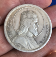 1938 Szent István ezüst 5 pengő