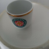 Hollóházi Unicumos kupicas porcelán