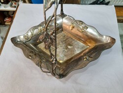 Old silver plated copper bowl