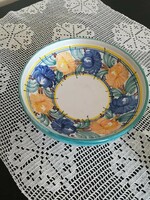 Kerámia fali tányér vázával