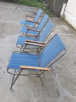 Régi retro össze csukható kemping székek