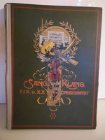 Sheet music - 100 years old - 400 pages - 33 x 26 cm - hard cover - thick pages - nice condition