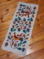 Madaras, asztali futó, dísztörölköző, 100 x 42 cm