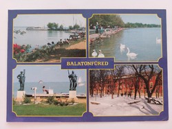 Retro képeslap fotó levelezőlap Balatonfüred