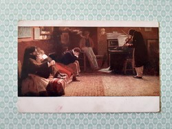 Régi képeslap 1917 Balestrieri Beethowen művészi levelezőlap
