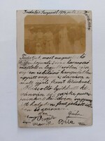 Régi képeslap 1904 fotó levelezőlap