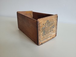 Régi antik Trabucos szivar fadoboz fa doboz 1910 es évek