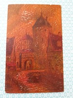Régi képeslap Degi Gemälde művészeti levelezőlap