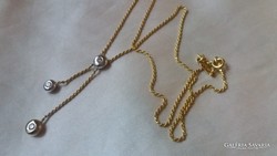 Wales 18 karátos nyaklánc 0.27ct gyémántokkal