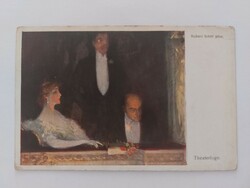 Régi képeslap 1912 művészeti levelezőlap