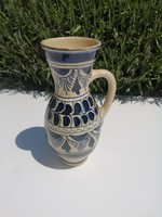 Corund-marked Transylvanian Korund folk ceramic pot (today: 21 cm)