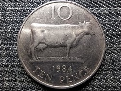 Guernsey 10 penny 1984 (id42128)
