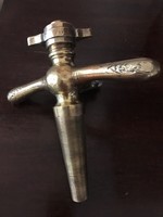 Copper, wine tap-beer tap, completely renovated, re-polished. It belonged to my great-grandparents. 25X24 cm.