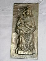 Erwin Huber:  Ausztria Nagyasszonya bronz plakett Mária-Zell