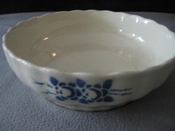 Antique retro wilhelmsburg blue rose scone bowl