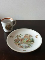 Kahla Német mese mintás gyermek étkészlet hercegnő Hófehérke hamupipőke porcelán bögre tányér pohár