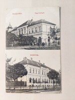 Kisújszállás, 2 képpel, 1913, régi képeslap