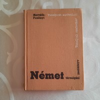 Horváth-Paulinyi: Német társalgási zsebkönyv Tanuljunk nyelveket sorozat 1966