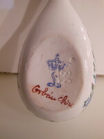 SÓTARTÓ- ORBÁN GIZI - JELZETT - SZÁMOZOTT -  ANTIK - MANDOLIN ALAKÚ -PORCELÁN - HIBÁTLAN