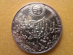 Buda visszafoglakásának 300. évfordulójára 500ft 1986 Ag ezüst 28g (posta van)  !