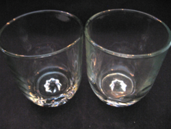 A pair of star candle holder glasses, can be crystal
