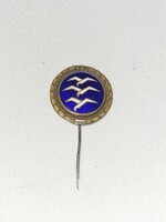 Old aviator enamel pin