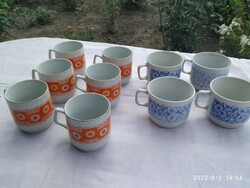 Zsolnay porcelán csésze,pohár,  bögre 10 db eladó!