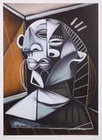 Hollóházi - Woman Bust -50x70 cm