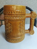 Large ceramic jug - marked - 8 dl