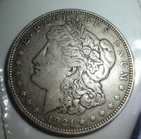 Nincs minimálár! Ritka 1912es Morgan ezüst dollár! Képeken látható, szép állapotban!