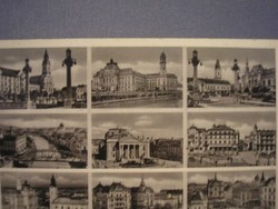 K postcards grand várada with nine pictures in good condition