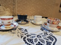 Old fine porcelain English tea and coffee sets 4 pieces for sale!