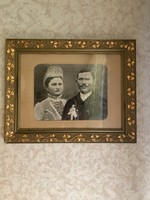 Esküvői fotó az 1880-as évekből