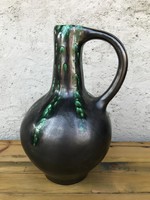 Large jug-vase trickled-glaze vase pond head? T-215