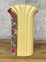 Decorative yellow square vase t-218