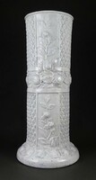 1J982 old ceramic flower stand pedestal 52 cm