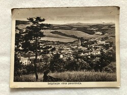 Salgótarján város  panorámája képeslap, lap