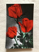Régi Rózsa virágos képeslap
