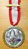 Poingi túrabajnokság arany érme 1981-ből.