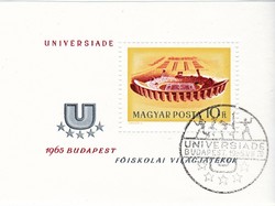 Hungary commemorative stamp block 1965