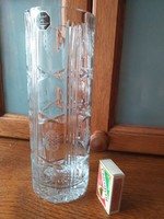 Crystal vase 23 cm