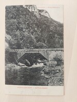 Herkulesfürdő, Vízeséshíd 1920 előtti képeslap